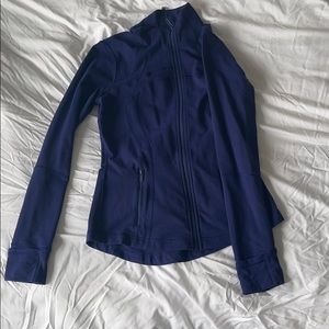 Lululemon define jacket zip up navy blue!